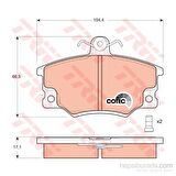 Trw - Fren Balatası Ön Tempra/Tipo Ym - Trw Gdb458