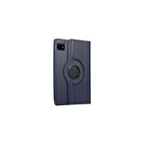 Teleplus Xiaomi Mi Pad 6 Pro Kılıf Kapaklı Standlı 360 Dönerli Standlı Kapak Dn2 Lacivert