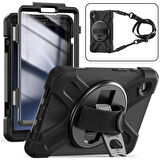 Teleplus Samsung Galaxy Tab A9 Sm - X110 Kılıf 360 Koruma Defender Tank Kılıf