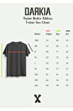 Taurus Boğa Baskılı Relaxed Fit Bisiklet Yaka Siyah Tişört T-shirt