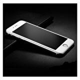 Iphone 7 Plus Mat Ekran Seramik Tam Kaplayan Kırılmaz Cam Nano Ekran Koruyucu Beyaz