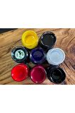 PİGMENT 8'li Epoksi Sıvı Pigment Boya Seti 8*40gr Beyaz/Kırmızı/Siyah/Sarı/Yeşil/Bordo/Mor/Magenta