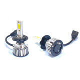 H7 12-24v Duo Led Xenon Şimşek Etkili Beyaz Zenon H7