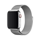 Apple Watch 2 3 4 5 6 SE Nike 42 mm 44 mm Uyumlu  Kayış Milano Loop Metal Örgü Kordon