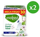 Molped Ultra Gece Hijyenik Ped 2x30 Adet
