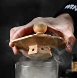 Viski Bourbon Kokteyl Tütsüleme Yuvarlak Tasarım 6 Aramolı Set Ev ve Bar Dekarasyonu