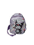 Spteks Kız Çocuk Kuromi Model Lila Renk Kuromi Figürlü Sırt Çantası