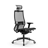 Samurai Ergonomik Fileli Yönetici Koltuğu / Ofis Sandalyesi - 30.3.15.AA Siyah