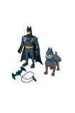 Hgl01 Imaginext Dc League Of Super Pets - Kahramanlar Ve Hayvanlar Batman Figür+batman Köpeği