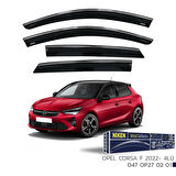 Opel Corsa F Kromlu Cam Rüzgarlığı Niken 2022+ Sonrası Uyumlu
