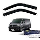 Vw Transporter T5 Kromlu Cam Rüzgarlığı 2' li Niken 2003-2015 arası uyumlu