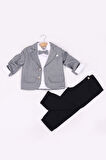 Erkek Çocuk Gabardin Pantolonlu Ceketli Takım