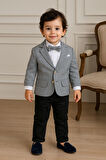 Erkek Çocuk Gabardin Pantolonlu Ceketli Takım