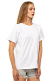 Comencero Women Beyaz For Life Basic T-Shirt
