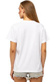 Comencero Women Beyaz For Life Basic T-Shirt