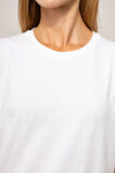 Comencero Women Beyaz For Life Basic T-Shirt
