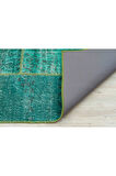 Özel Patchwork Eskitme El Dokuma Halı 80 X 150 Model : 5275