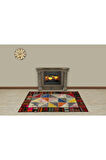 Modern Klasik Patchwork Eskitme Halı 120x180