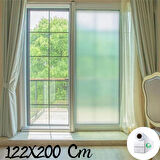 122 Cm x 2 Metre Cam Kumlama, Ofis, Duşakabin ve Balkon Camı Buzlu Kaplama Folyosu