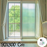 90 Cm x 3 Metre Cam Kumlama, Ofis, Duşakabin ve Balkon Camı Buzlu Kaplama Folyosu