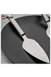 Lüx Metal İnox Yan Tarafı Kesici Özellikli Spatula