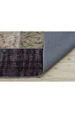 Gerçek El Dokuma Eskitme Patchwork Halı 160 X 230 Model (5547)