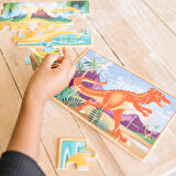 Dinozorlar 3+ Yaş Büyük Boy Puzzle 4x12 Parça