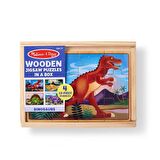 Dinozorlar 3+ Yaş Büyük Boy Puzzle 4x12 Parça