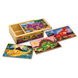 Dinozorlar 3+ Yaş Büyük Boy Puzzle 4x12 Parça
