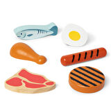 Melissa and Doug Ahşap Gıdalarımız - Proteinler