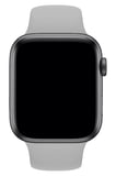 Apple Watch Uyumlu Silikon Kordon 2 3 4 5 6 Seri 38 - 40 Mm Pudra Pembe