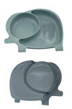 By Nevser® Bebek ve Çocuk için Sevimli Fil Model Desenli Yemek Bebek Mama Kabı Bölmeli Tabak
