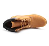 Timberland Premium Yuvarlak Burun Kısa Topuk Bağcıklı Su Geçirmez Günlük Kahverengi Klasik Bot Hakiki Deri
