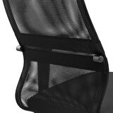 Ergolife Sit 8 Ergonomik Fileli Yönetici Koltuğu / Ofis Sandalyesi - DA.D.1.243 Siyah