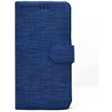 Teleplus iPhone 12 Kılıf Holster Canvas Kartlıklı Fabric Cüzdan