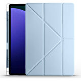 Teleplus Samsung Galaxy Tab S9 Ultra SM-X910 Kılıf Trifolding Standlı Kalemlikli Kapak Rd3