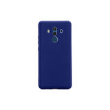 Teleplus Huawei Mate 10 Pro Kılıf Premier Silikon Kılıf Mat Kılıf Lacivert