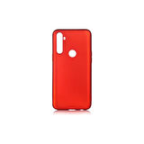 Teleplus Realme C3 Kılıf Premier Silikon Esnek Koruma Kırmızı