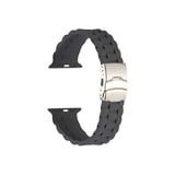 Teleplus Watch Series 8 41MM Kordon Mat Silikon Ayarlanabilir KRD72 Gri
