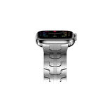 Teleplus Watch Series 3 4 5 44MM Kordon Titanium Alaşımlı Metal Krd 63 Gümüş