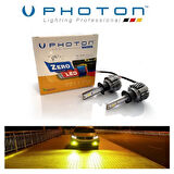 H1 LED Xenon Oto Ampul Zero Fansız Sarı
