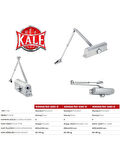 Kale Kapı Hidroliği Gümüş 4  Numara-60*85 KG.