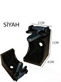 Dekoratif Ray Montaj Aparatı Kısa Ayak 3 Cm 6 Adet