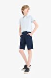 DeFacto Erkek Çocuk Cepli Basic Düz Gabardin Şort C2955A825SMNV135