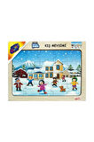 Colezium Ahşap Eğitici Puzzle Kış Mevsimi