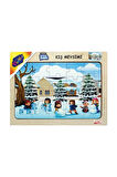 Colezium Ahşap Eğitici Puzzle Kış Mevsimi
