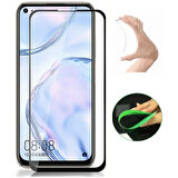 Oppo Reno 5 Ekran Koruyucu Seramik Nano Cam Esnek Tam Full Kaplayan Kırılmaz