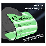 Oppo A16 Ekran Koruyucu Seramik Nano Cam Esnek Tam Full Kaplayan Kırılmaz