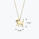 Altın Köpek Kolye