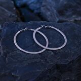 Silver Halka Küpe